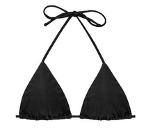 Load image into Gallery viewer, Product Front: Rio De Sol Top Top Shimmer-Black Tri-Inv