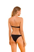 Load image into Gallery viewer, Model Back: Rio De Sol Set Set Bora-Black Bandeau-Joy Leblon