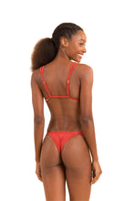 Load image into Gallery viewer, Model Back: Rio De Sol Bottom Bottom Malibu-Chili Mini-Duo