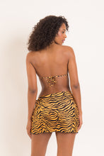 Load image into Gallery viewer, Model Back: Rio De Sol Beach Skirt Wild-Orange Skirt-Knot