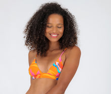 Load image into Gallery viewer, Gallery: Rio De Sol Top Top Orange-Bloom Tri-Cos