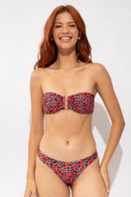 Load image into Gallery viewer, Model Front: Rio De Sol Bottom Bottom Coral-Feline Nice