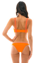Load image into Gallery viewer, Model Back: Rio De Sol Top Top Duo Orange