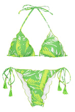 Load image into Gallery viewer, Product Front: Rio De Sol Set Set Green-Palms Frufru