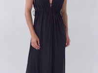 Load and play video in Gallery viewer, Video: Rio De Sol Maxi Dresses Black Long Dress Soleil