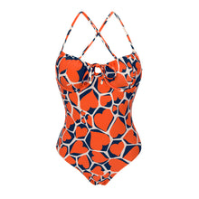 Load image into Gallery viewer, Product Front: Rio De Sol One-Piece Amore-Red Julia