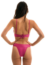 Load image into Gallery viewer, Model Back: Rio De Sol Bottom Bottom Cloque Lichia Tri Cos