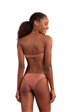 Load image into Gallery viewer, Model Back: Rio De Sol Bottom Bottom Shimmer-Copper Essential