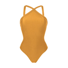 Load image into Gallery viewer, Product Front: Rio De Sol One-Piece Damasco High-Neck
