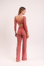 Load image into Gallery viewer, Model Back: Rio De Sol Beach Trousers Floral-Scales Pants Lana