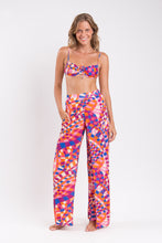 Load image into Gallery viewer, Model Front: Rio De Sol Beach Trousers Funny Wide Pants