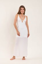 Load image into Gallery viewer, Image 05: Rio De Sol Maxi Dresses Memphis-White Saida Yara
