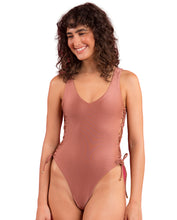 Load image into Gallery viewer, Gallery: Rio De Sol One-Piece Shimmer-Copper Zoe