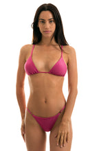 Load image into Gallery viewer, Model Front: Rio De Sol Top Top Cloque Lichia Cheeky