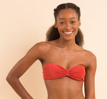 Load image into Gallery viewer, Image 09: Rio De Sol Top Top Malibu-Chili Bandeau-Duo
