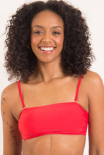 Load image into Gallery viewer, Gallery: Rio De Sol Top Top Rouge Bandeau-Reto