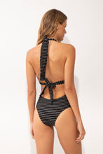 Load image into Gallery viewer, Model Back: Rio De Sol One-Piece Linea-Black Mel-Op
