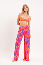 Load image into Gallery viewer, Model Front: Rio De Sol Beach Trousers Flavors Wide Pants
