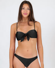 Load image into Gallery viewer, Gallery: Rio De Sol Set Set Shimmer-Black Bandeau-No Essential
