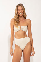 Load image into Gallery viewer, Model Front: Rio De Sol Bottom Bottom Brisa-Offwhite Hotpants

