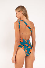 Load image into Gallery viewer, Model Back: Rio De Sol One-Piece Luma Sienna
