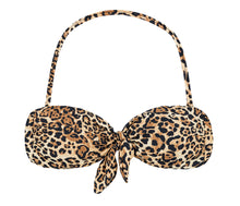 Load image into Gallery viewer, Product Front: Rio De Sol Top Top Leopardo Bandeau
