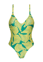 Load image into Gallery viewer, Product Front: Rio De Sol One-Piece Banana Yellow Hype
