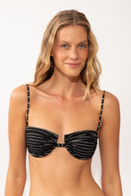 Load image into Gallery viewer, Gallery: Rio De Sol Top Top Linea-Black Zaya
