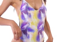 Load and play video in Gallery viewer, Video: Rio De Sol One-Piece Tiedye-Purple Hype
