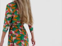 Load and play video in Gallery viewer, Video: Rio De Sol Beach Dresses Green Bloom Chemise

