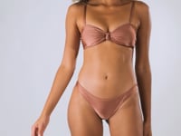 Load and play video in Gallery viewer, Set Shimmer-Copper Bandeau-Joy Essential
