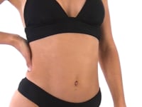 Load and play video in Gallery viewer, Video: Rio De Sol Bottom Bottom Cloque Preto Tri Cos
