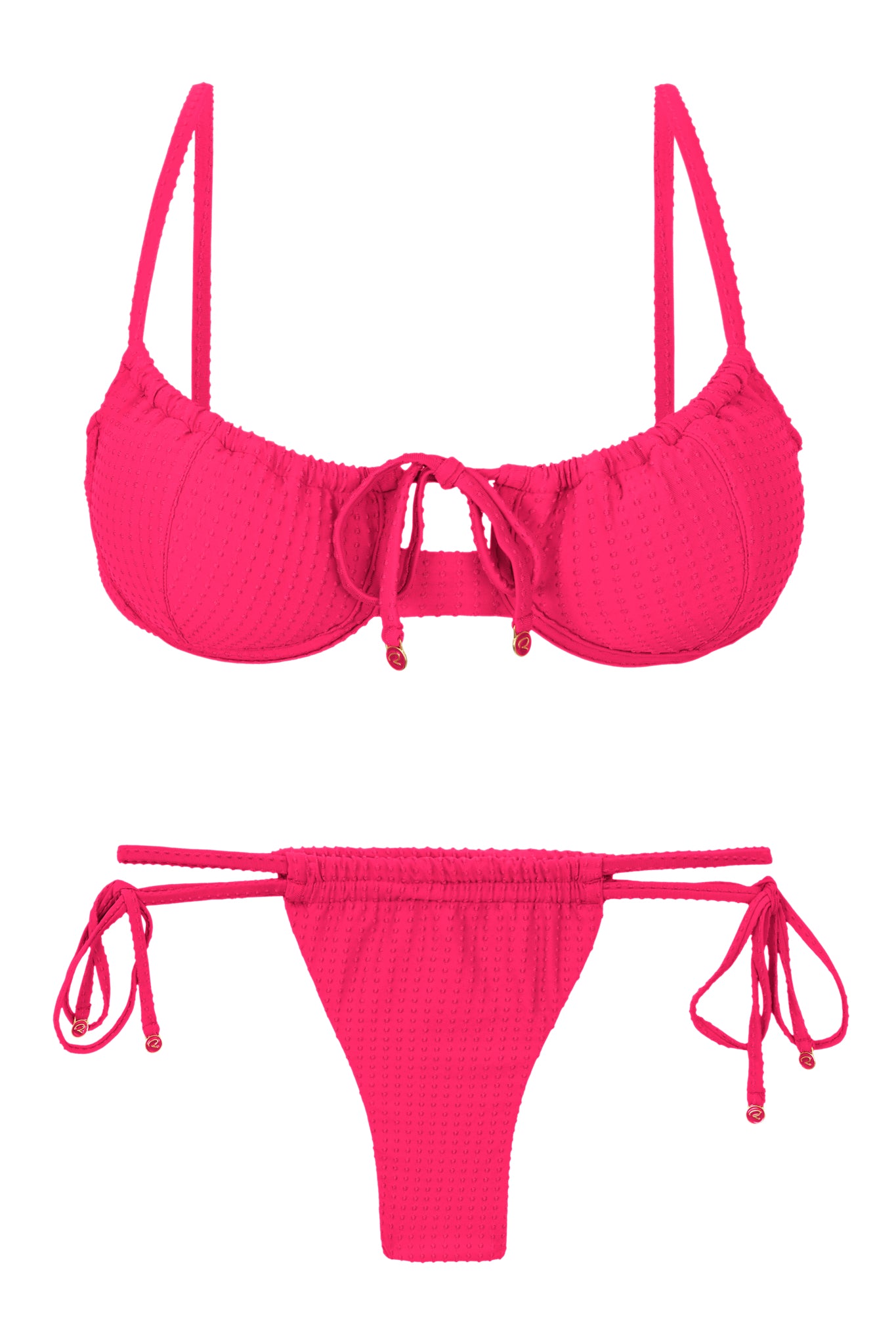 Product Front: Rio De Sol Set Set Dots-Virtual-Pink Balconet-Tie Pipa