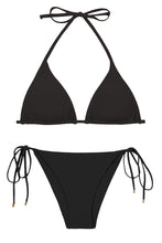 Load image into Gallery viewer, Product Front: Rio De Sol Set Set Nero Tri-Inv Lacinho
