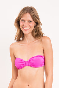 Top Malibu-Rosa Bandeau-Duo