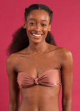 Load image into Gallery viewer, Top Shimmer-Copper Bandeau-Joy
