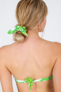 Green-Palms Scrunchie